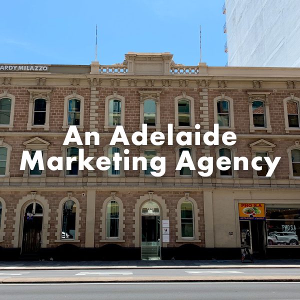 Banner image for An Adelaide marketing agency article. Showing the Tin Can office building